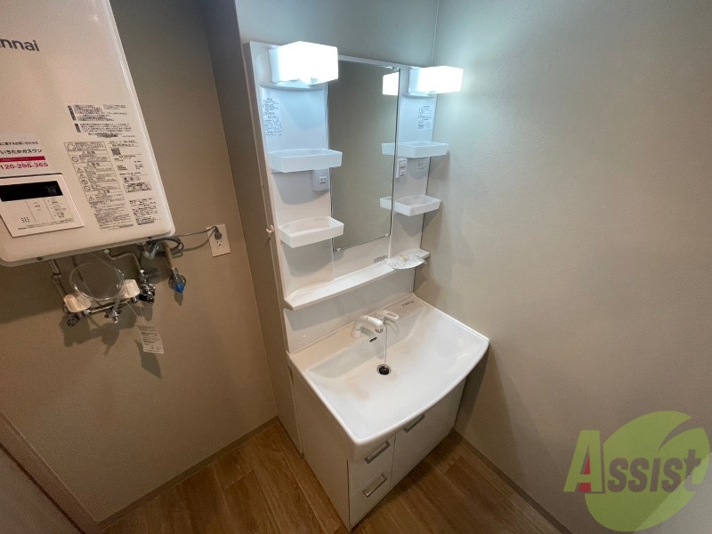 洗面設備　シャンプードレッサーで身支度もラクラクです！