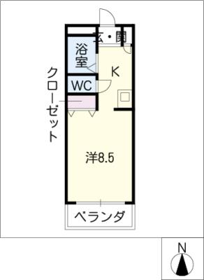 リヴィエール桐谷の間取り