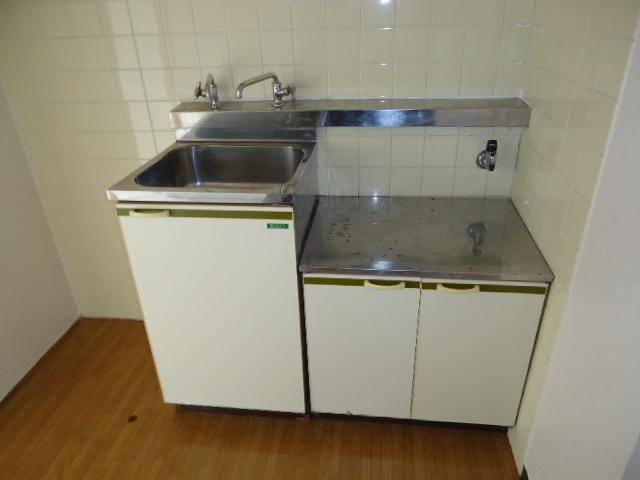 キッチン　2口コンロ設置可能です