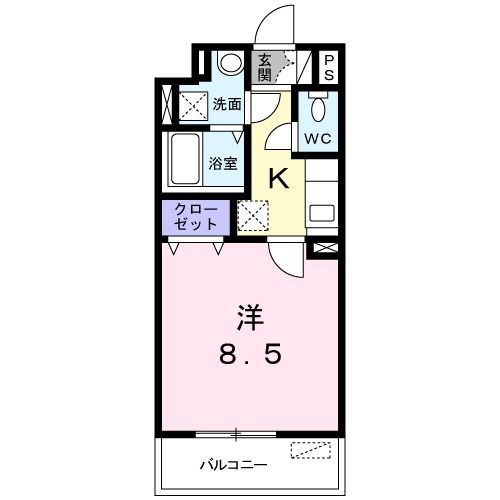 カメリア Yの間取り写真