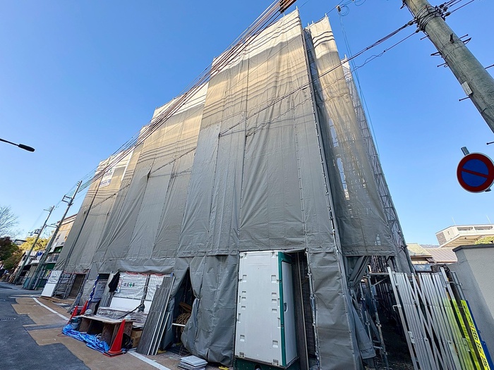 建物外観　建築中