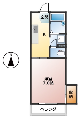 フレグランス並河の間取り