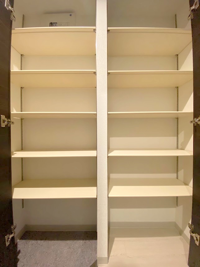 収納　※別号室の写真になります。