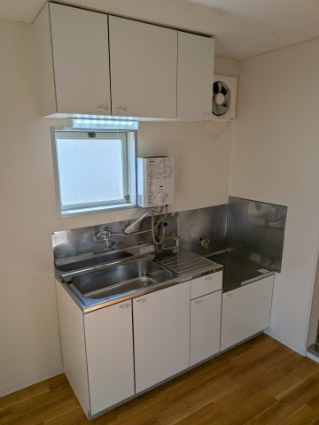 キッチン　自炊もできますガスコンロ設置可能