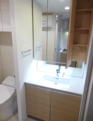 洗面設備　別部屋参考写真です