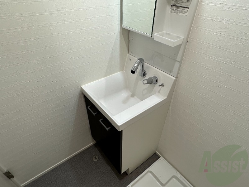 洗面設備　洗面はこちらでお願いいたします。独立していて使い易いです。