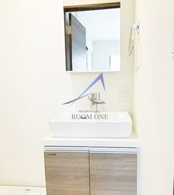 洗面設備　独立洗面台です。