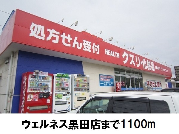 ドラックストア　ウェルネス黒田店（ドラッグストア）まで1100m