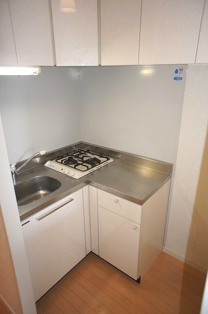 キッチン　2口ガスコンロ付きシステムキッチン