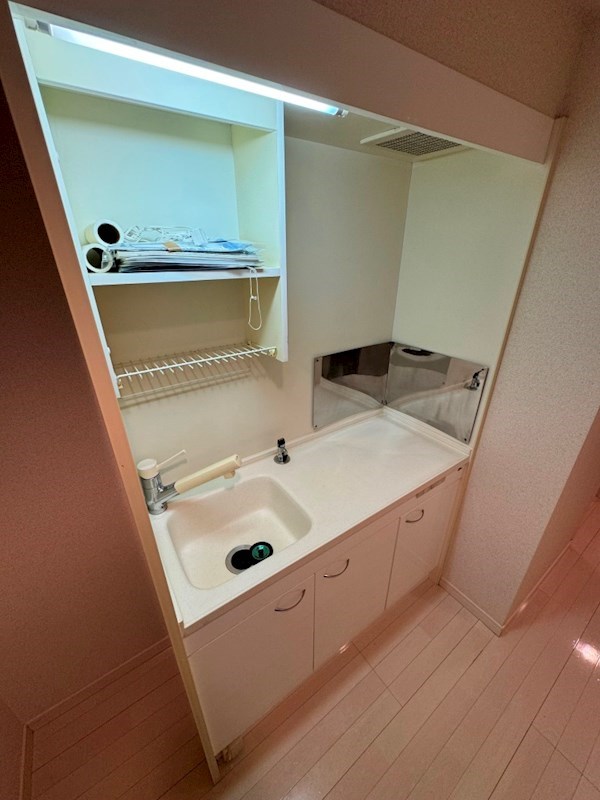 キッチン　ガスコンロ設置可