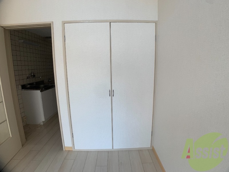 収納　クローゼットは大きさがあって色々しまえそうな感じです。