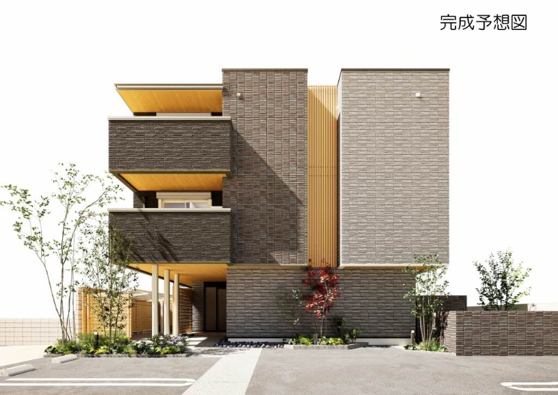 建物外観　完成予想図です