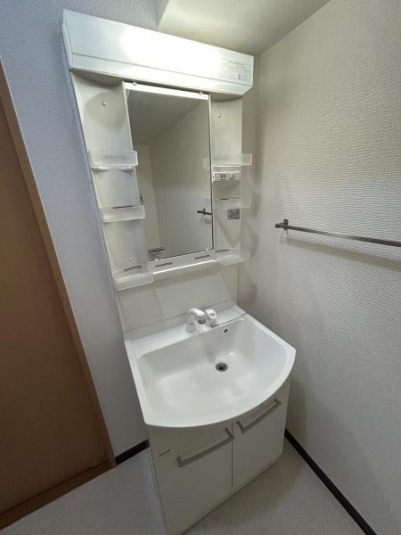 洗面設備　便利なシャンプードレッサー付き