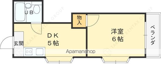 ロータリーマンション萱島の間取り写真