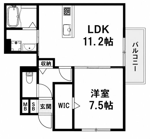 クローバー富士5号館の間取り写真
