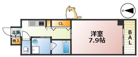 東灘OMパレスの間取り写真