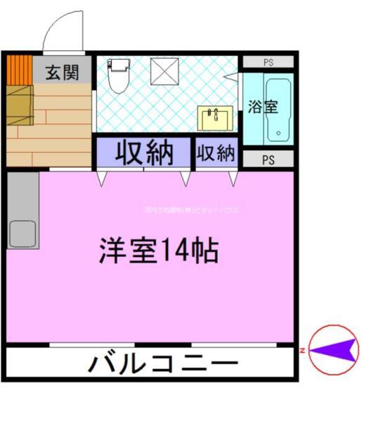 フロンティアの間取り写真