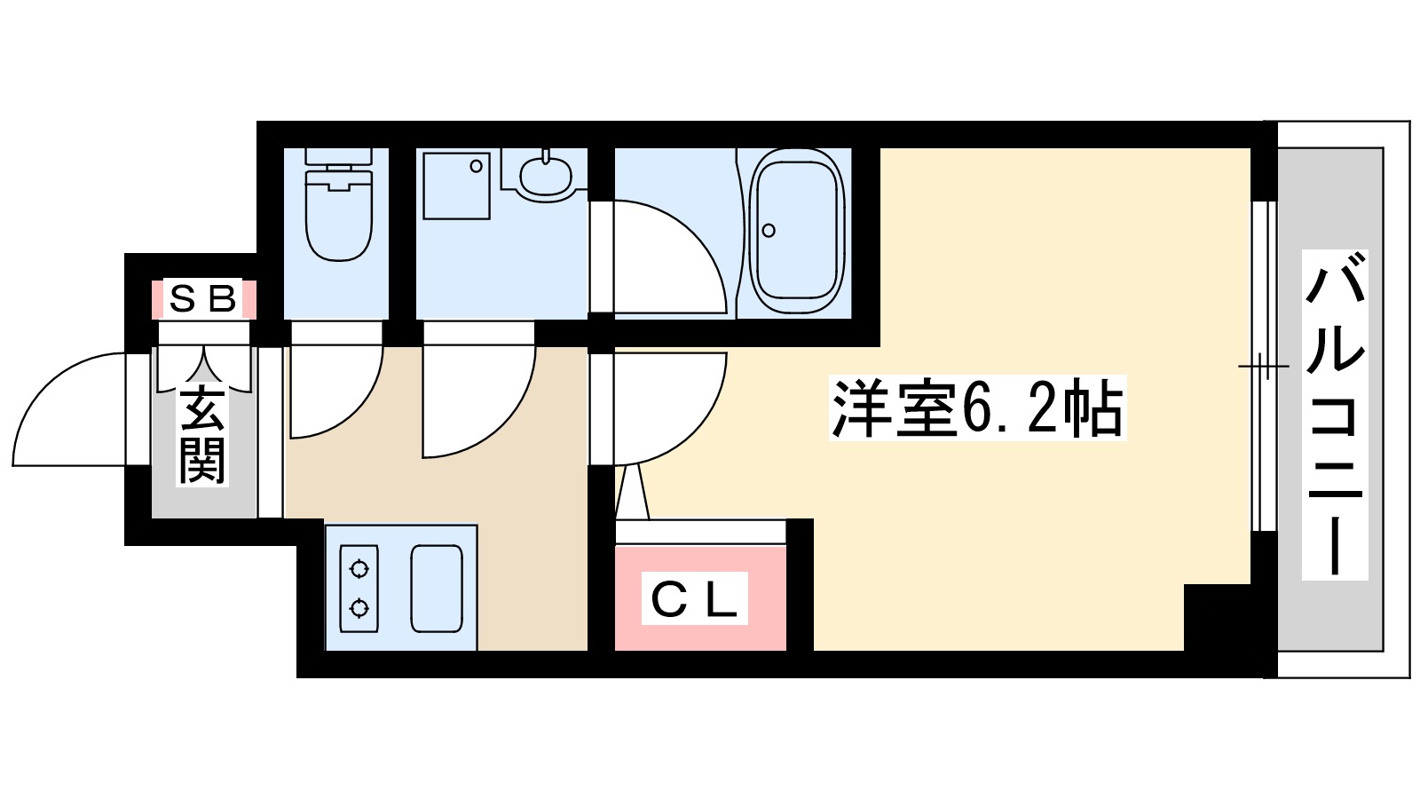 ORUSUS福島の間取り写真