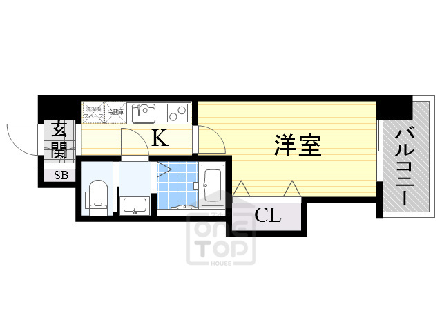 Luxe新大阪EAST2の間取り写真