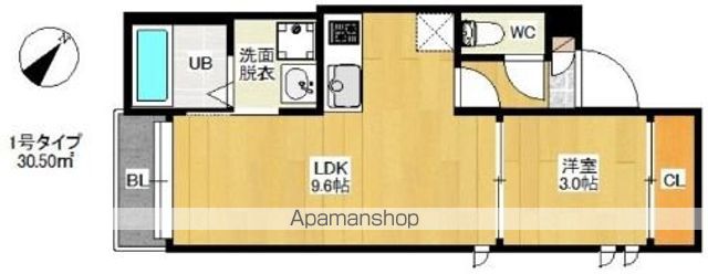 Grandtic ラフィエの間取り写真