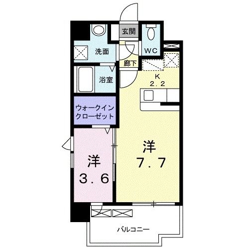アムール レヴールの間取り写真