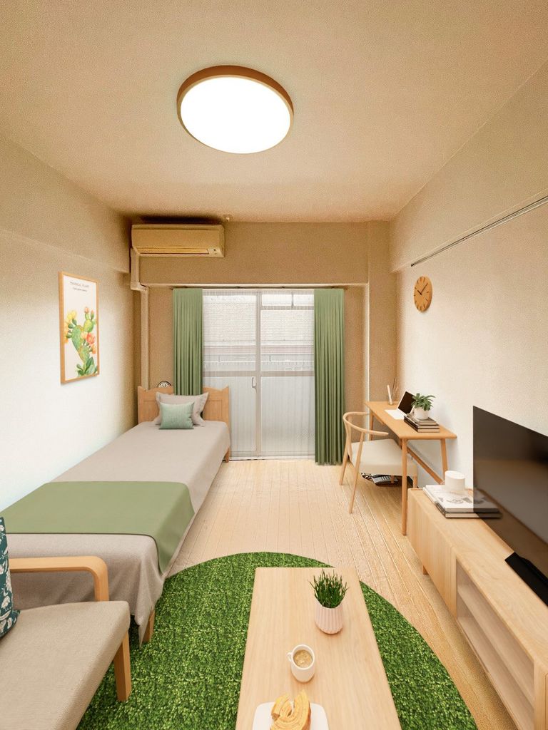 居室・リビング　モデルルームのため家具・家電などはついておりません。