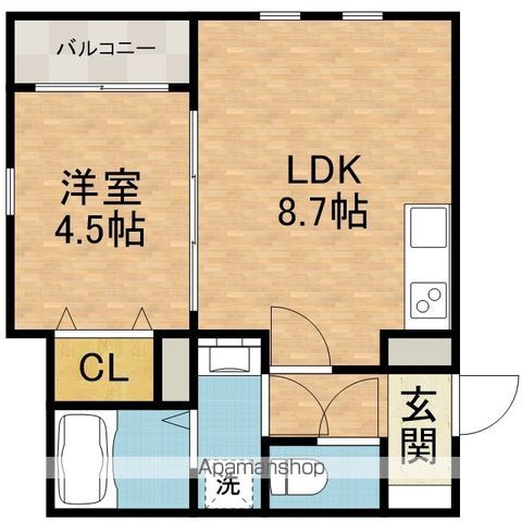 阪急京都線 正雀駅 徒歩2分 3階建 築2年の間取り写真