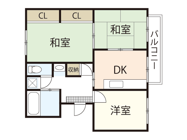 堺ビルの間取り写真