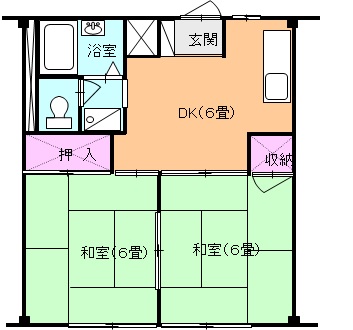 メゾンヴィクトリーＣの間取り