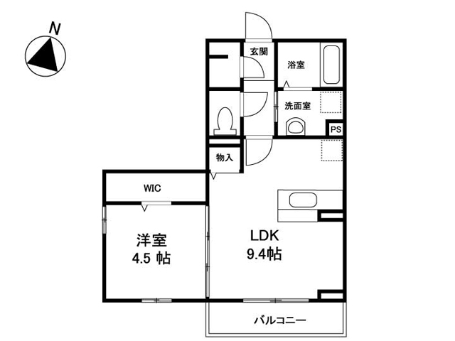 ステラ庄内の間取り