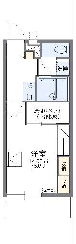 レオパレス柿の木の間取り