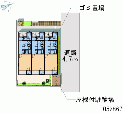 駐車場　敷地配置図