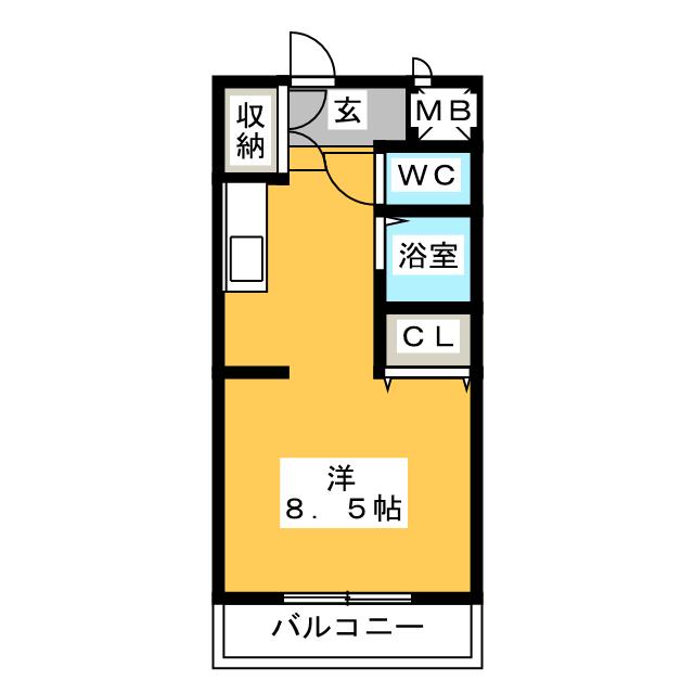 アバンダント鹿谷の間取り