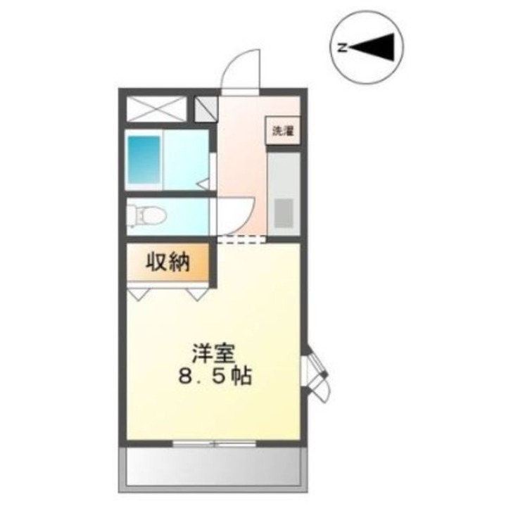 倉敷市田ノ上のマンションの間取り