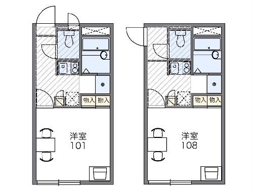 レオパレスＭ　Ｔｒｅｅ　Vの間取り