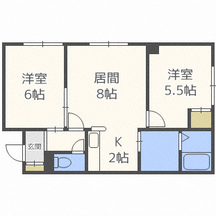 厚別中央ハイツの間取り