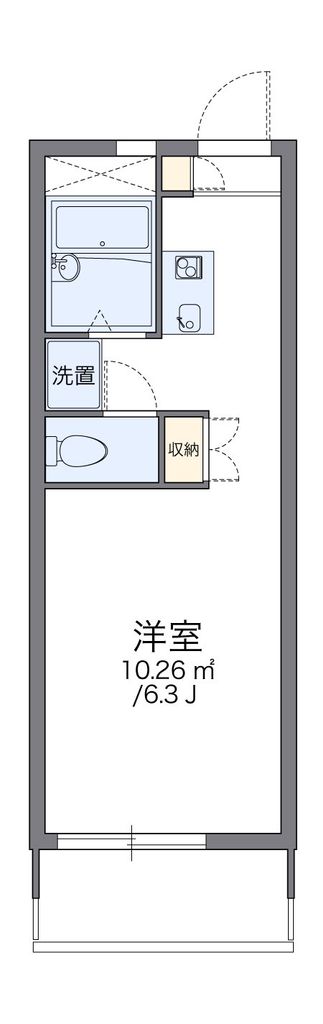 レオパレスカーサ・ベルの間取り