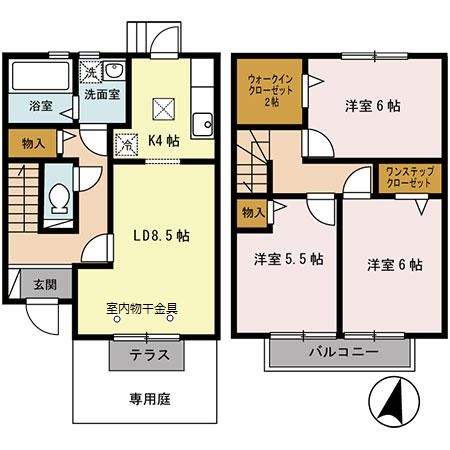 エクセレントの間取り