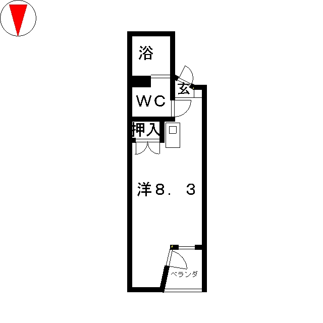 三喜マンションの間取り