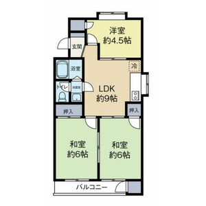 コーポ銀海の間取り