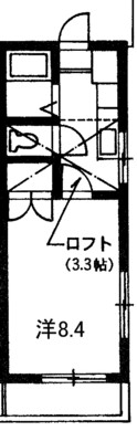 【ジョーハイツ南錦町の間取り】