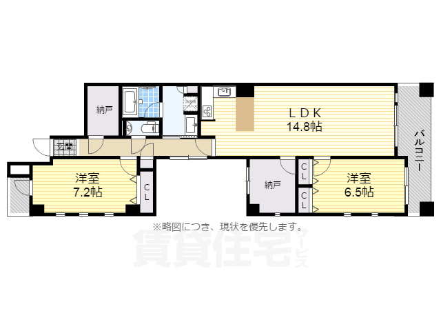 グレイスコート桜山の間取り