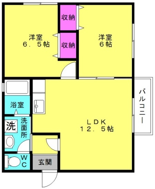 西条ビバリーヒルズIIの間取り