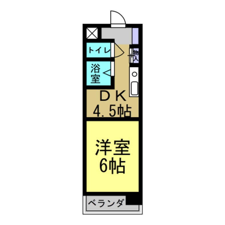 【ユーゲント東海の間取り】