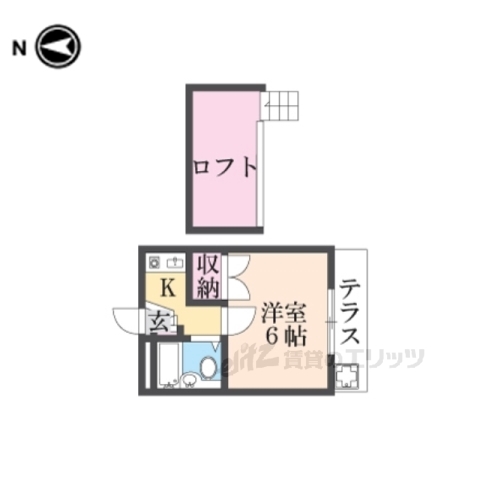 大和高田第１９マンションの間取り