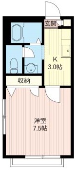 テルメゾン・マーサの間取り