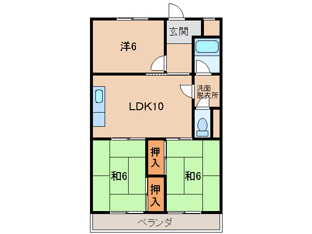 ロイヤルハイツ吉田の間取り