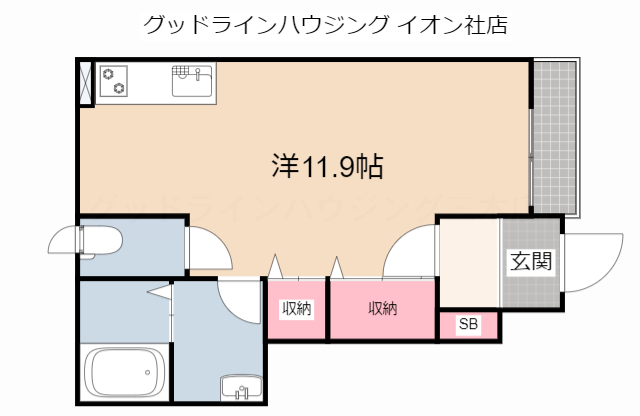 スターテラス社の間取り