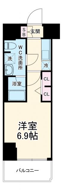 スパシエ東神奈川の間取り