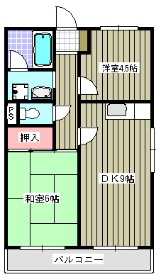 コーポ向井８３の間取り